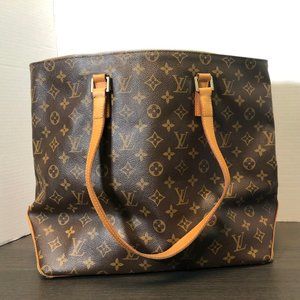 Louis Vuitton Canvas Cabas Mezzo Tote